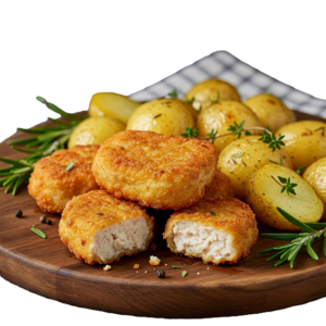 Chicken Nuggets with Grilled Potato